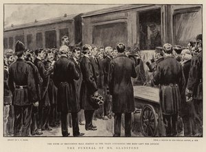 O funeral do senhor Gladstone